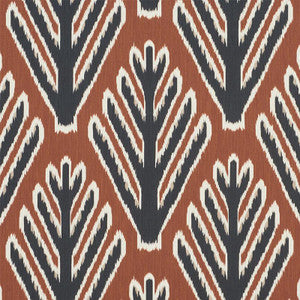 Bodhi Tree Brown & Black 178562 by Schumacher Fabric