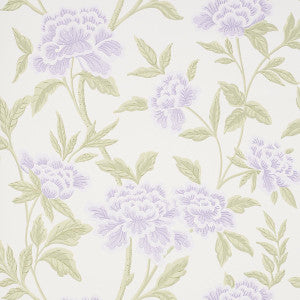 Whitney Floral Lavendar 5004384 by Schumacher Wallpaper