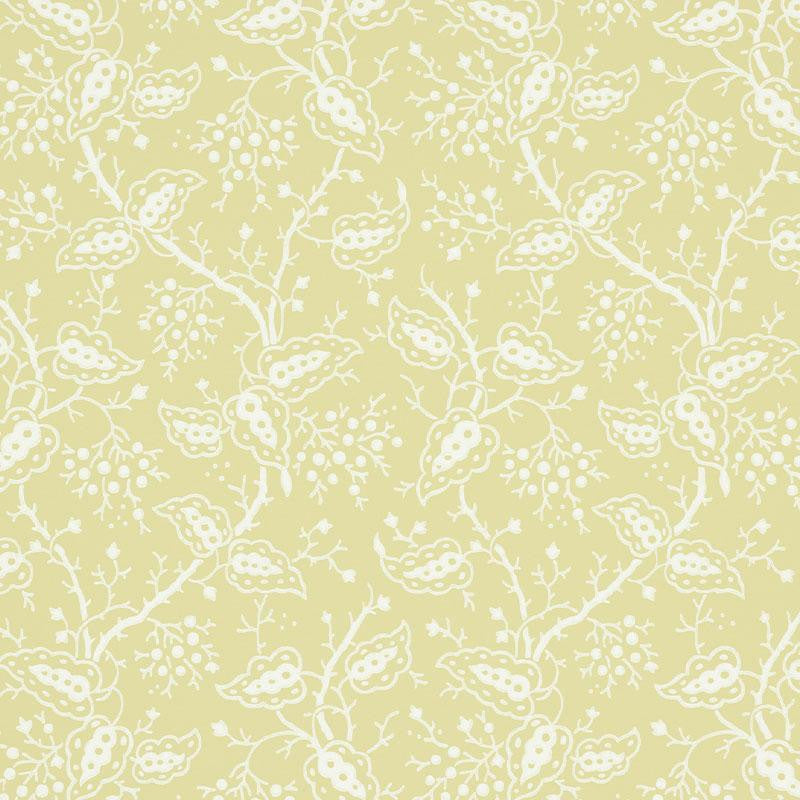Darby Buttercup 5010182 by Schumacher Designer Wallpaper Wallflowers 6.75" - Swanky Fabrics -