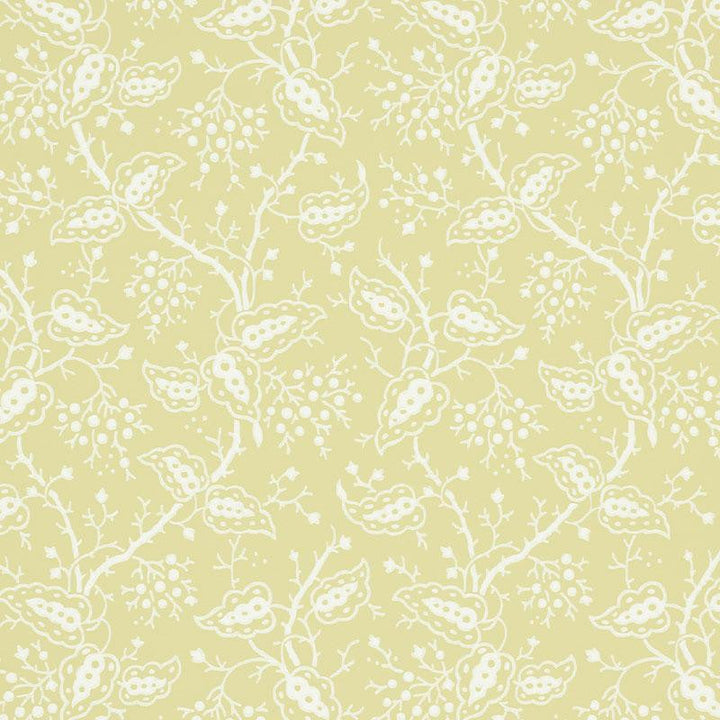 Darby Buttercup 5010182 by Schumacher Designer Wallpaper Wallflowers 6.75" - Swanky Fabrics -
