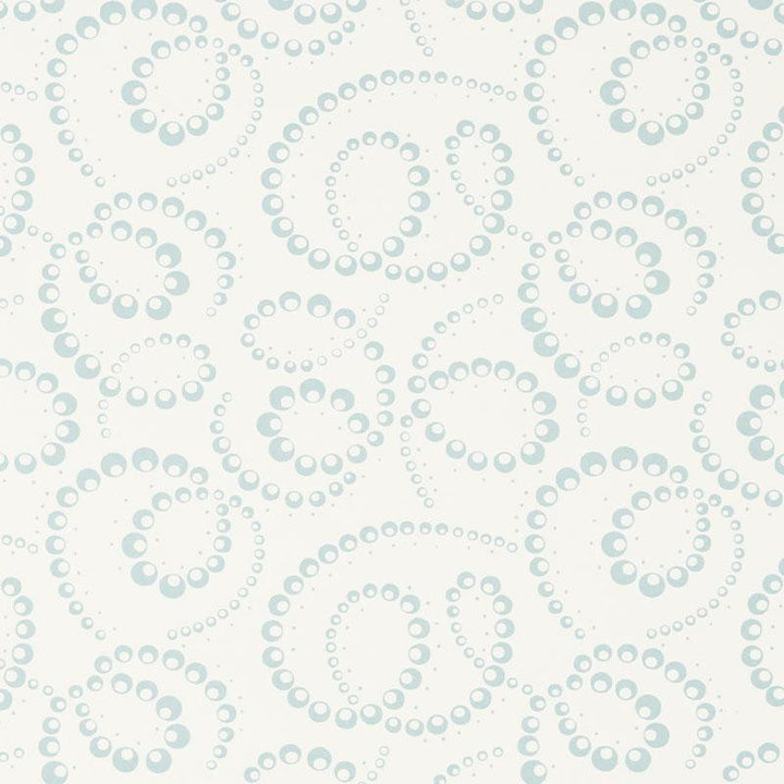 Dorian Sky 5010360 by Schumacher Wallpaper Wallflowers 5.5" - Fabric Carolina -
