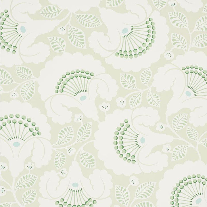 Jackie Leaf 5010370 by Schumacher Designer Wallpaper Wallflowers 27.0" - Swanky Fabrics -