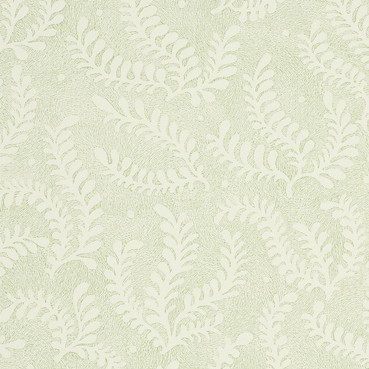 Etched Fern Leaf 5010381 by Schumacher Wallpaper Wallflowers 13.5" - Fabric Carolina -