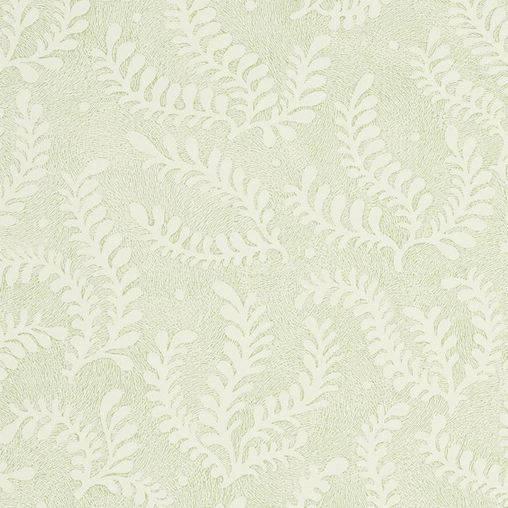 Etched Fern Leaf 5010381 by Schumacher Designer Wallpaper Wallflowers 13.5" - Swanky Fabrics -