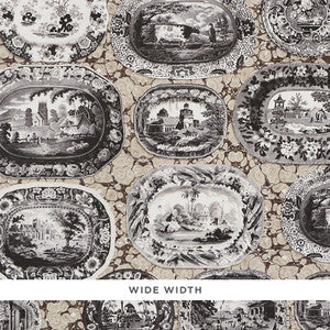 Plates & Platters Neutral 5010411 by Schumacher Wallpaper