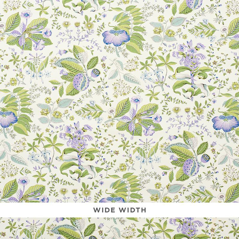 Pomegranate Botanical Purple 5010440 by Schumacher Designer Wallpaper Signature Schumacher 18.0" - Swanky Fabrics -