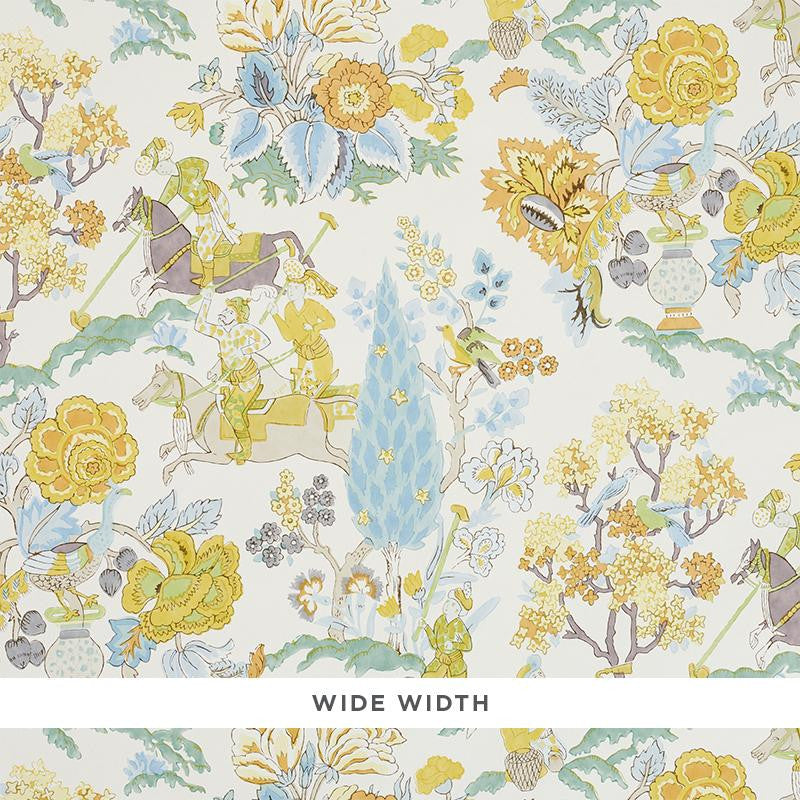 Persian Lancers Citron 5010460 by Schumacher Wallpaper Signature Schumacher 26.0" - Fabric Carolina -