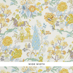 Persian Lancers Citron 5010460 by Schumacher Wallpaper
