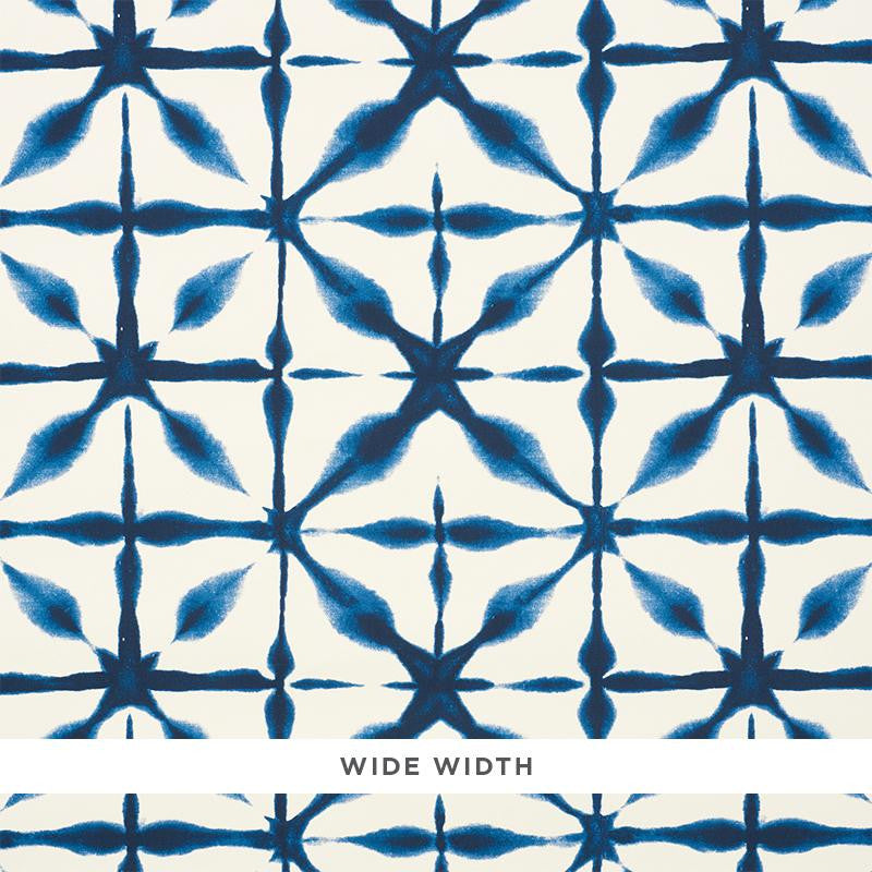 Andromeda Blue 5010570 by Schumacher Wallpaper Signature Schumacher 18.0" - Fabric Carolina -