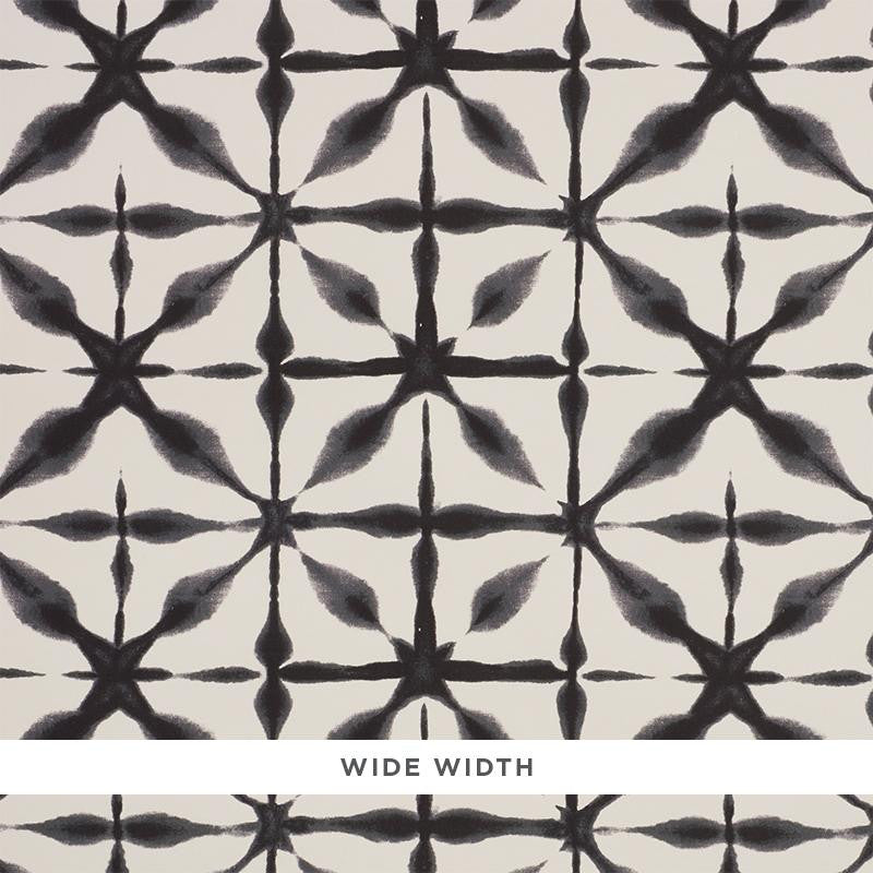 Andromeda Charcoal 5010572 by Schumacher Designer Wallpaper Signature Schumacher 18.0" - Swanky Fabrics -