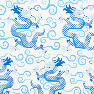 Bixi Porcelain 5010730 by Schumacher Wallpaper