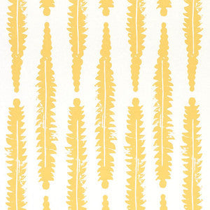 Fern Mustard 5011112 by Schumacher Wallpaper