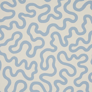 Riley Sky On Ivory 5012931 by Schumacher Wallpaper