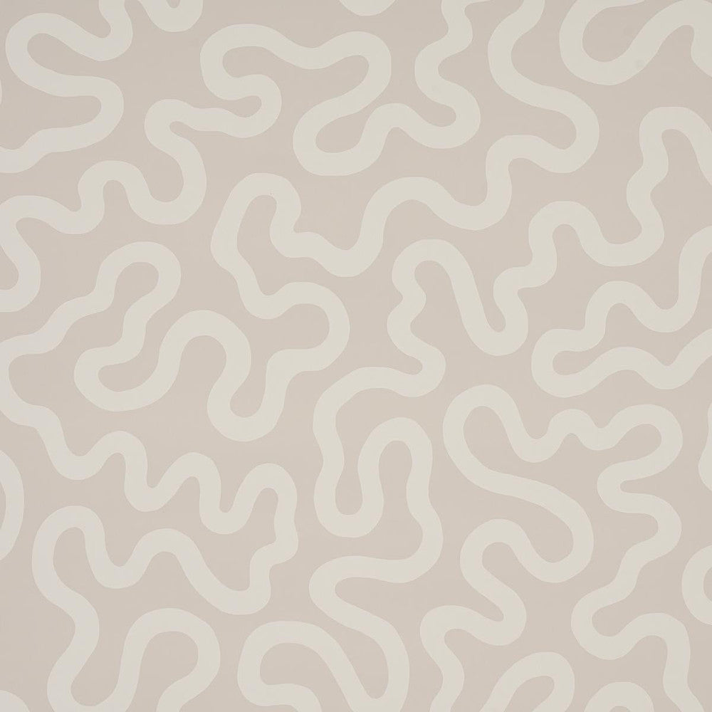 Riley Natural 5012932 by Schumacher Wallpaper Smith Street 27.0" - Fabric Carolina -