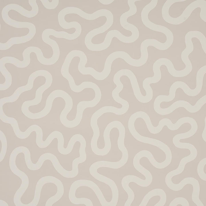 Riley Natural 5012932 by Schumacher Wallpaper Smith Street 27.0" - Fabric Carolina -