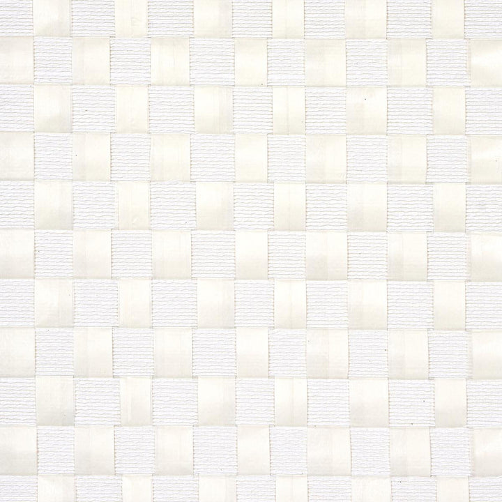 Textured Check White 5012970 by Schumacher Wallpaper Textured Wallcoverings & Printed Grasscloths - Fabric Carolina -