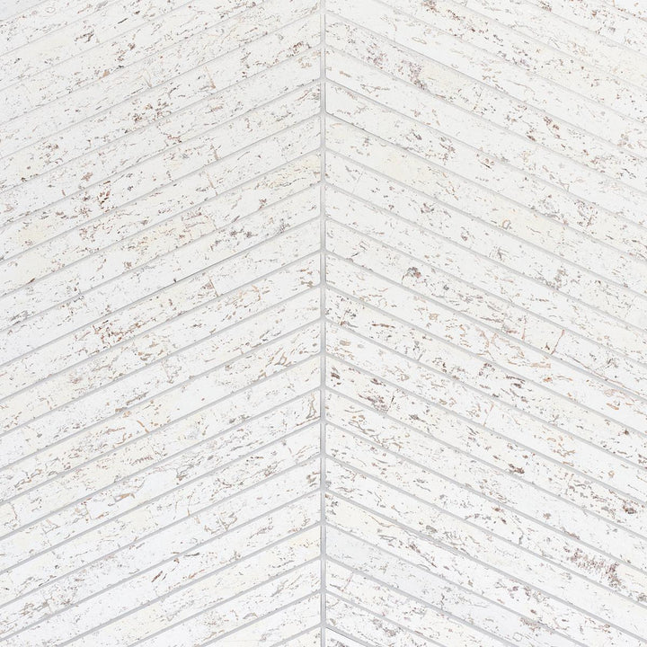 Cork Herringbone White 5013010 by Schumacher Wallpaper Textured Wallcoverings & Printed Grasscloths - Fabric Carolina -