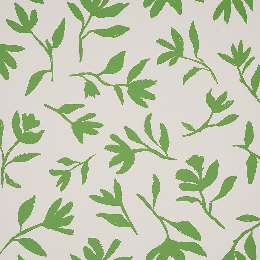 Laurel Green 5013070 by Schumacher Wallpaper Smith Street 27.0" - Fabric Carolina -