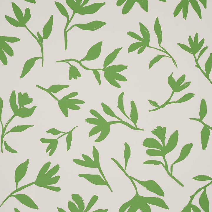 Laurel Green 5013070 by Schumacher Wallpaper Smith Street 27.0" - Fabric Carolina -