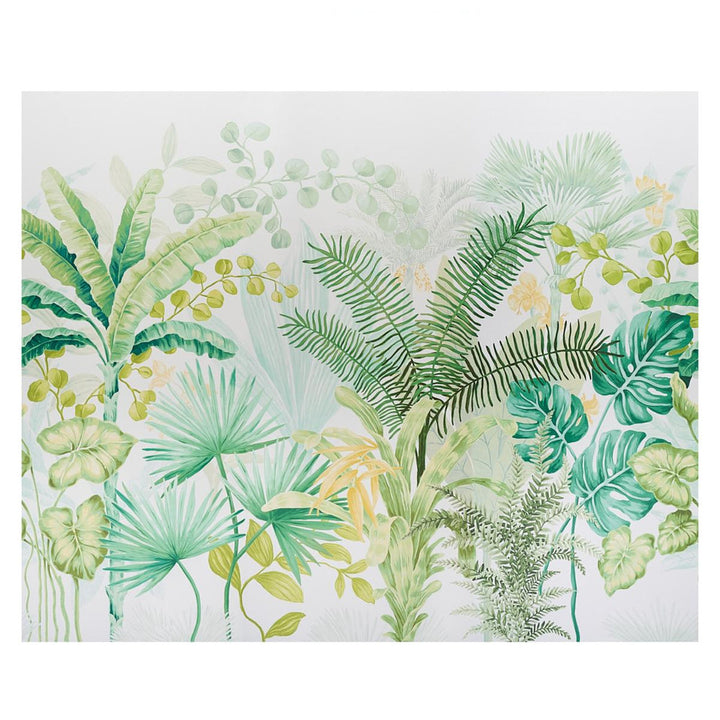 Big Tropical Green 5013270 by Schumacher Wallpaper Panels Collection 162.0" - Fabric Carolina -