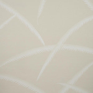 Deco Palms Ivory On Natural 5013303 by Schumacher Wallpaper