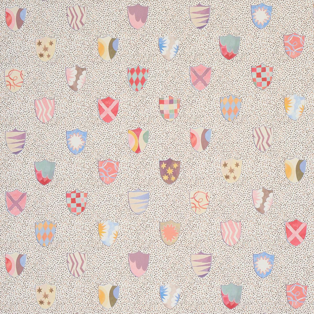 Heraldic Sprezzatura 5013490 by Schumacher Wallpaper Happy Menocal 13.5" - Fabric Carolina -