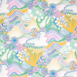 Daisy Chain Light Multi 5013550 by Schumacher Wallpaper