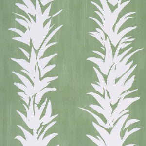 White Lotus Soft Green 5013660 by Schumacher Wallpaper