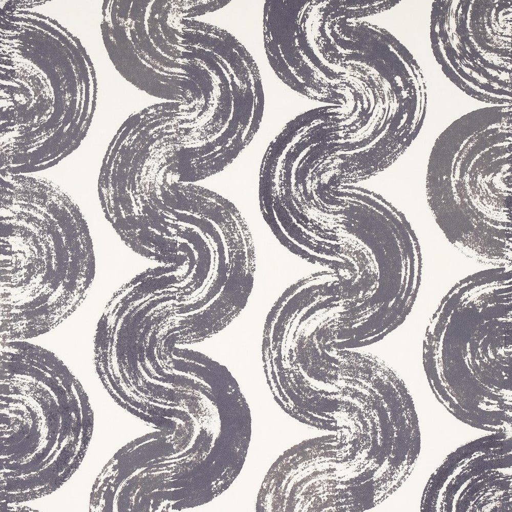 1975 Graphite 5013670 by Schumacher Wallpaper Backdrop 27.0" - Fabric Carolina -