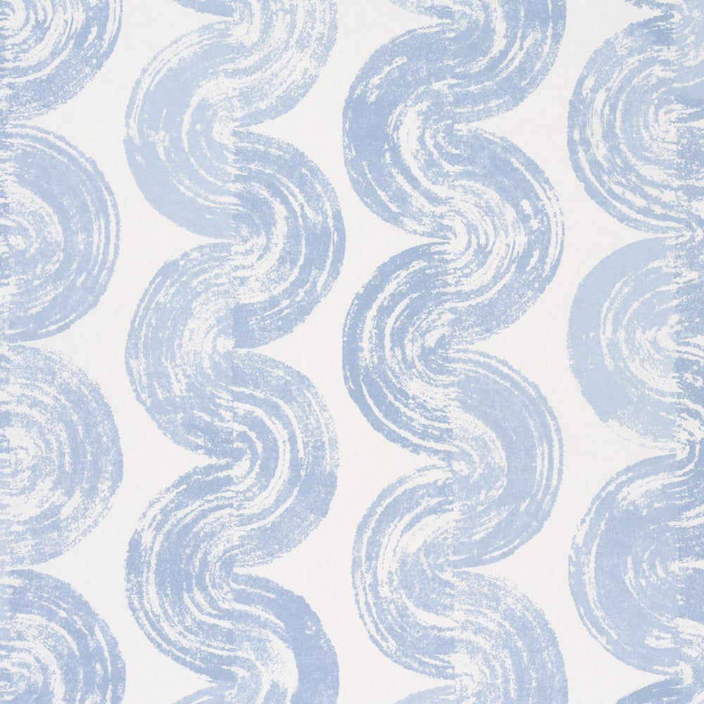 1975 Soft Blue 5013671 by Schumacher Designer Wallpaper Backdrop 27.0" - Swanky Fabrics -