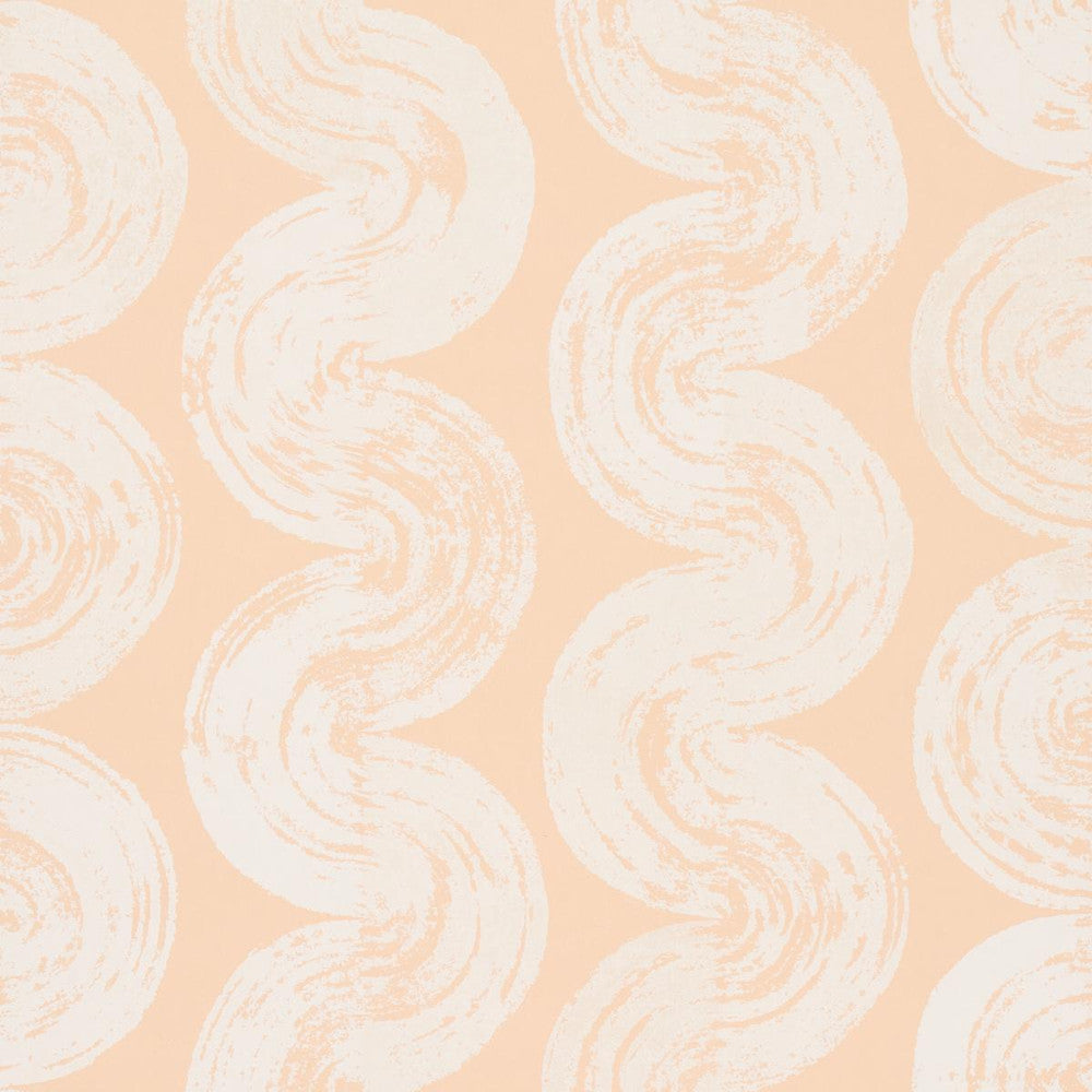 1975 Light Peach 5013673 by Schumacher Designer Wallpaper Backdrop 27.0" - Swanky Fabrics -