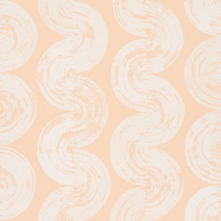 1975 Light Peach 5013673 by Schumacher Designer Wallpaper Backdrop 27.0" - Swanky Fabrics -