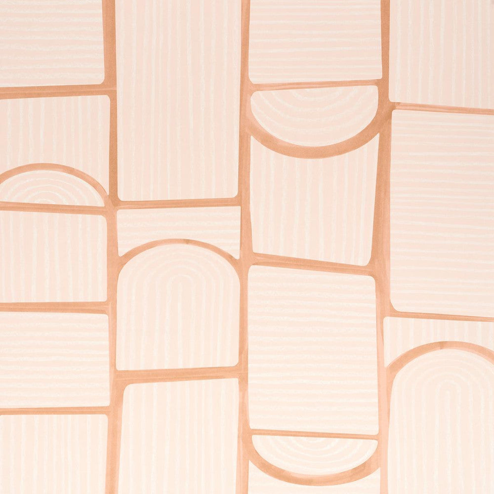 Bloomsbury Light Pink 5013680 by Schumacher Designer Wallpaper Backdrop 27.0" - Swanky Fabrics -