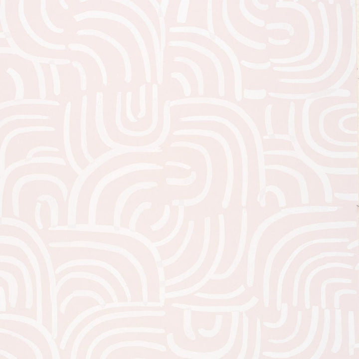 New Beat Light Beige 5013693 by Schumacher Wallpaper Backdrop 27.0" - Fabric Carolina -