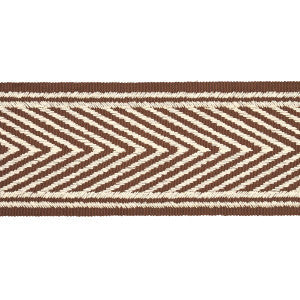 Nicholson Tape Brown 69968 by Schumacher Trim