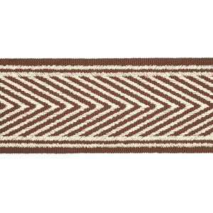 Nicholson Tape Brown 69968 by Schumacher Trim