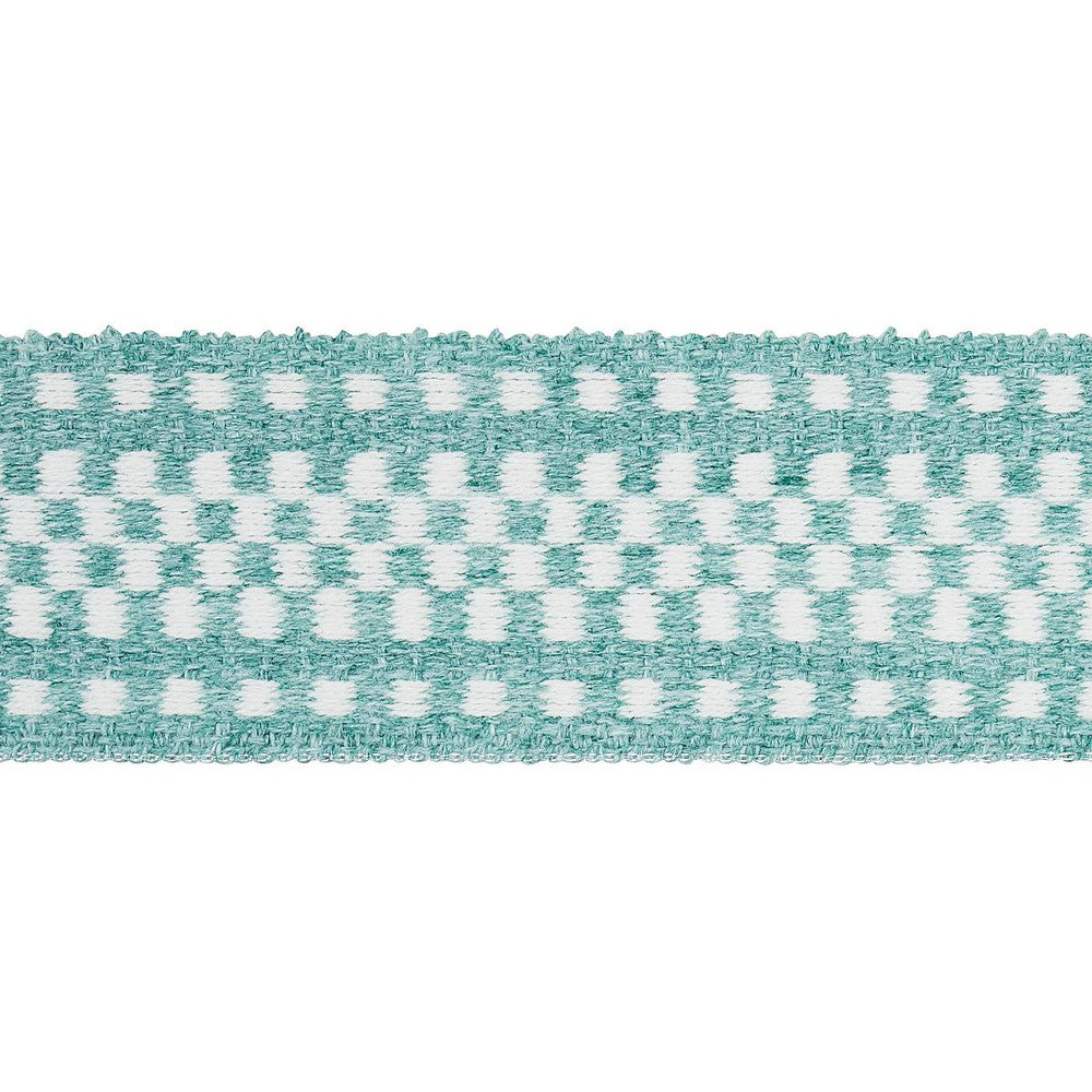 Marta Tape Indoor/Outdoor Aqua 73657 by Schumacher Trim Indoor/Outdoor Recolors - Fabric Carolina -
