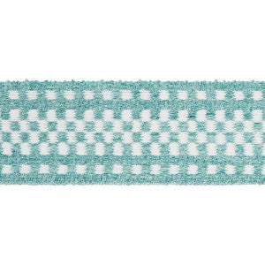Marta Tape Indoor/Outdoor Aqua 73657 by Schumacher Trim