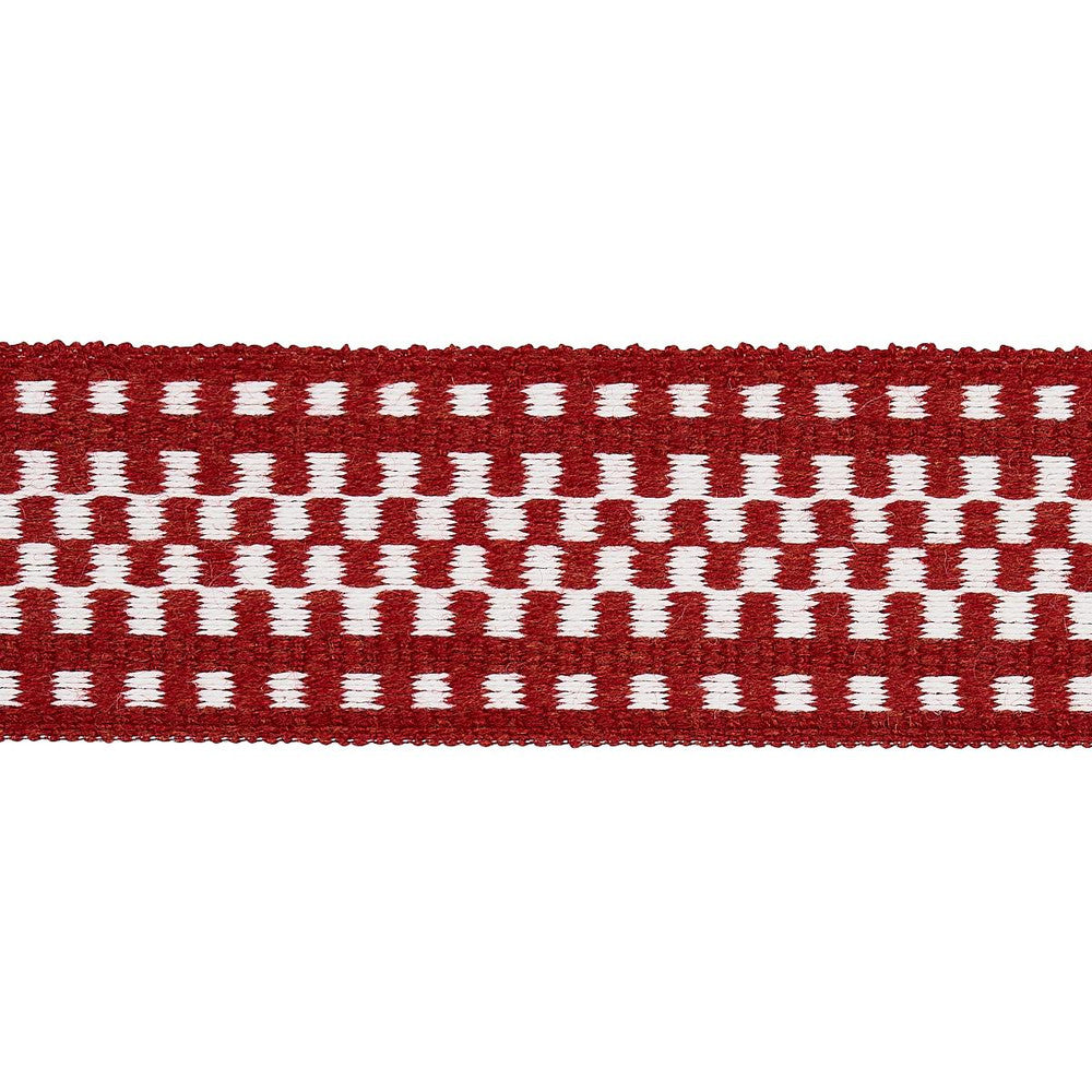 Marta Tape Indoor/Outdoor Red 73658 by Schumacher Trim Indoor/Outdoor Recolors - Fabric Carolina -