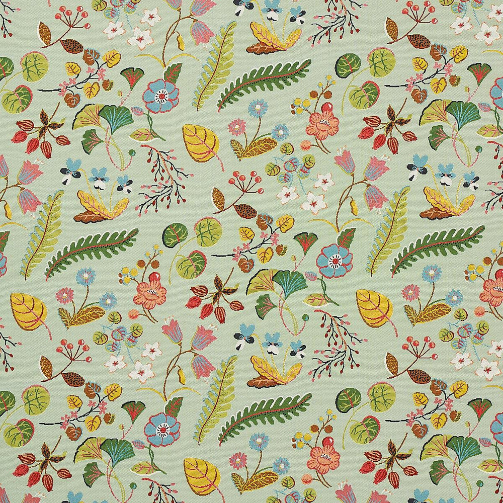 Botanica Indoor/Outdoor Mineral 75942 by Schumacher Fabric Indoor/Outdoor Recolors 26.75" - Fabric Carolina -