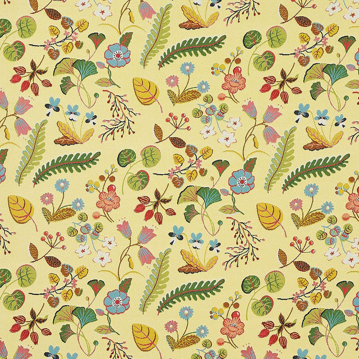 Botanica Indoor/Outdoor Yellow 75943 by Schumacher Fabric Indoor/Outdoor Recolors 26.75" - Fabric Carolina -