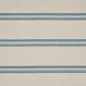 Garden Stripe Indoor/Outdoor Blue 75973 by Schumacher Fabric