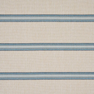 Garden Stripe Indoor/Outdoor Blue 75973 by Schumacher Fabric
