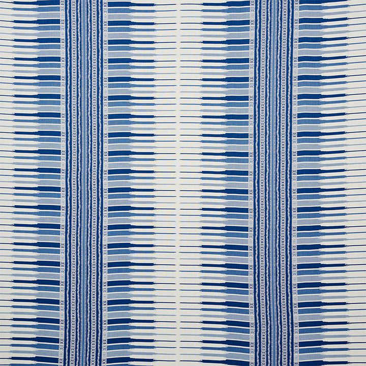 Atchison Blue 77610 by Schumacher Fabric Undefined 27.0" - Fabric Carolina -