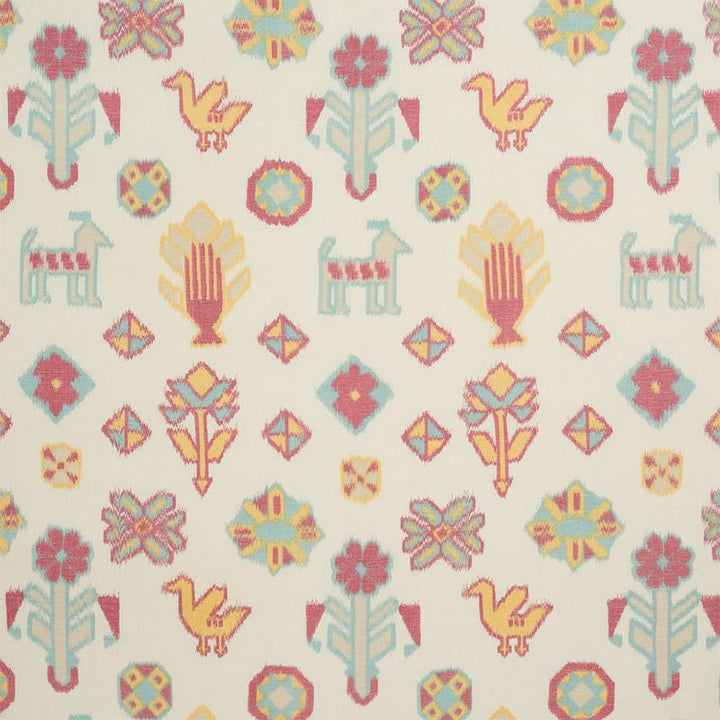 Chuska Warp Print Multi 78140 by Schumacher Fabric True West 18.0" - Fabric Carolina -
