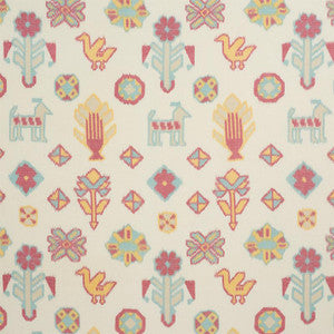Chuska Warp Print Multi 78140 by Schumacher Fabric