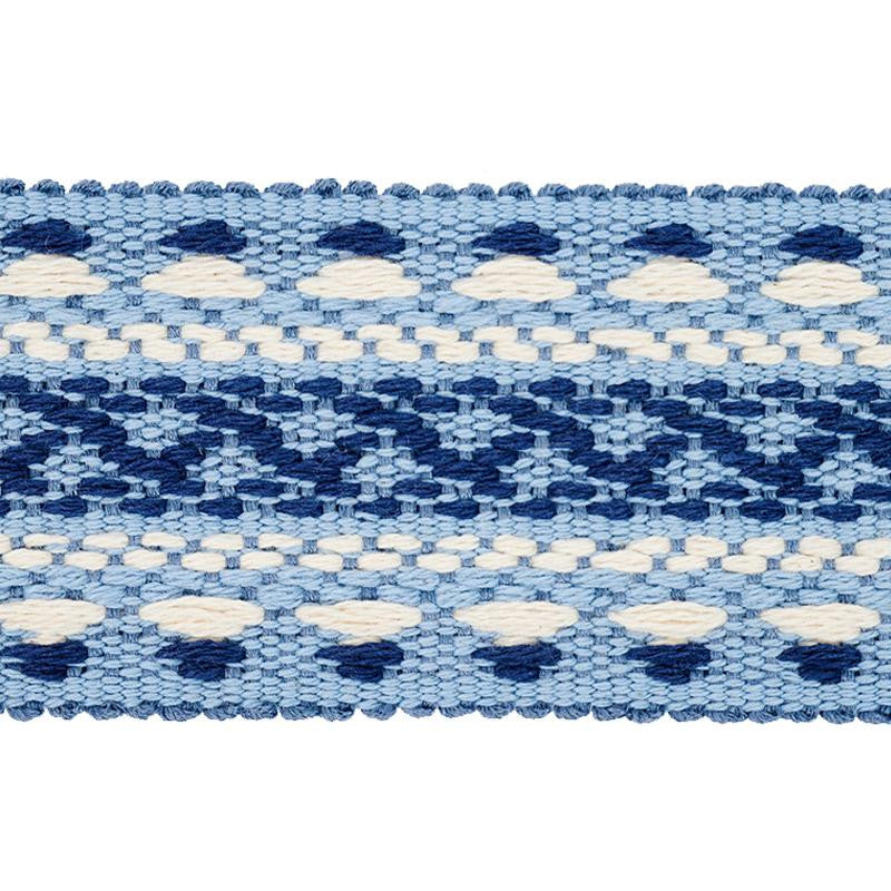 Loveland Sky 78161 by Schumacher Trim True West - Fabric Carolina -