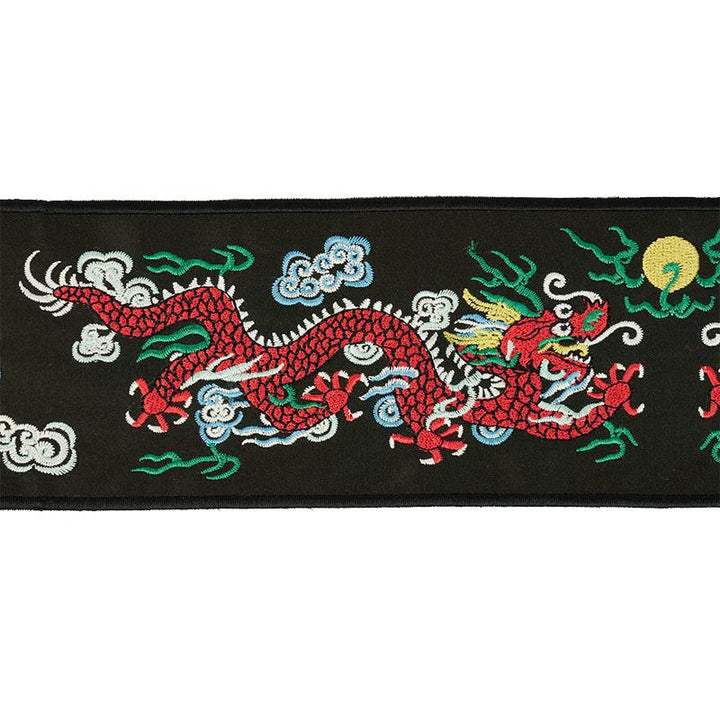 Lili Dragon Tape Black 78170 by Schumacher Trim Fire Breather 12.75" - Fabric Carolina -