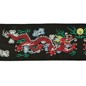 Lili Dragon Tape Black 78170 by Schumacher Trim