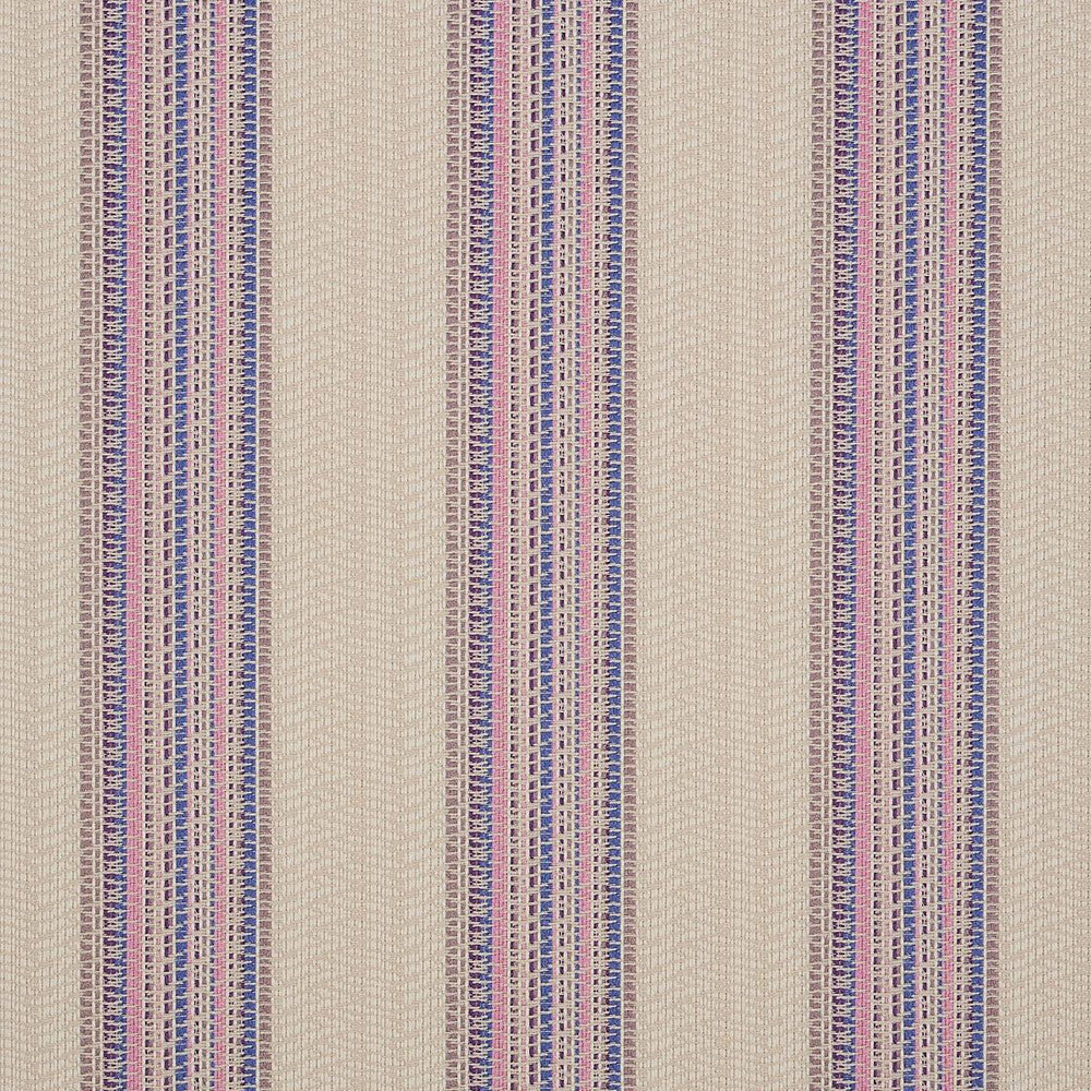 Bendita Stripe Indoor/Outdoor Lilac 79154 by Schumacher Fabric Indoor/Outdoor Recolors 6.75" - Fabric Carolina -